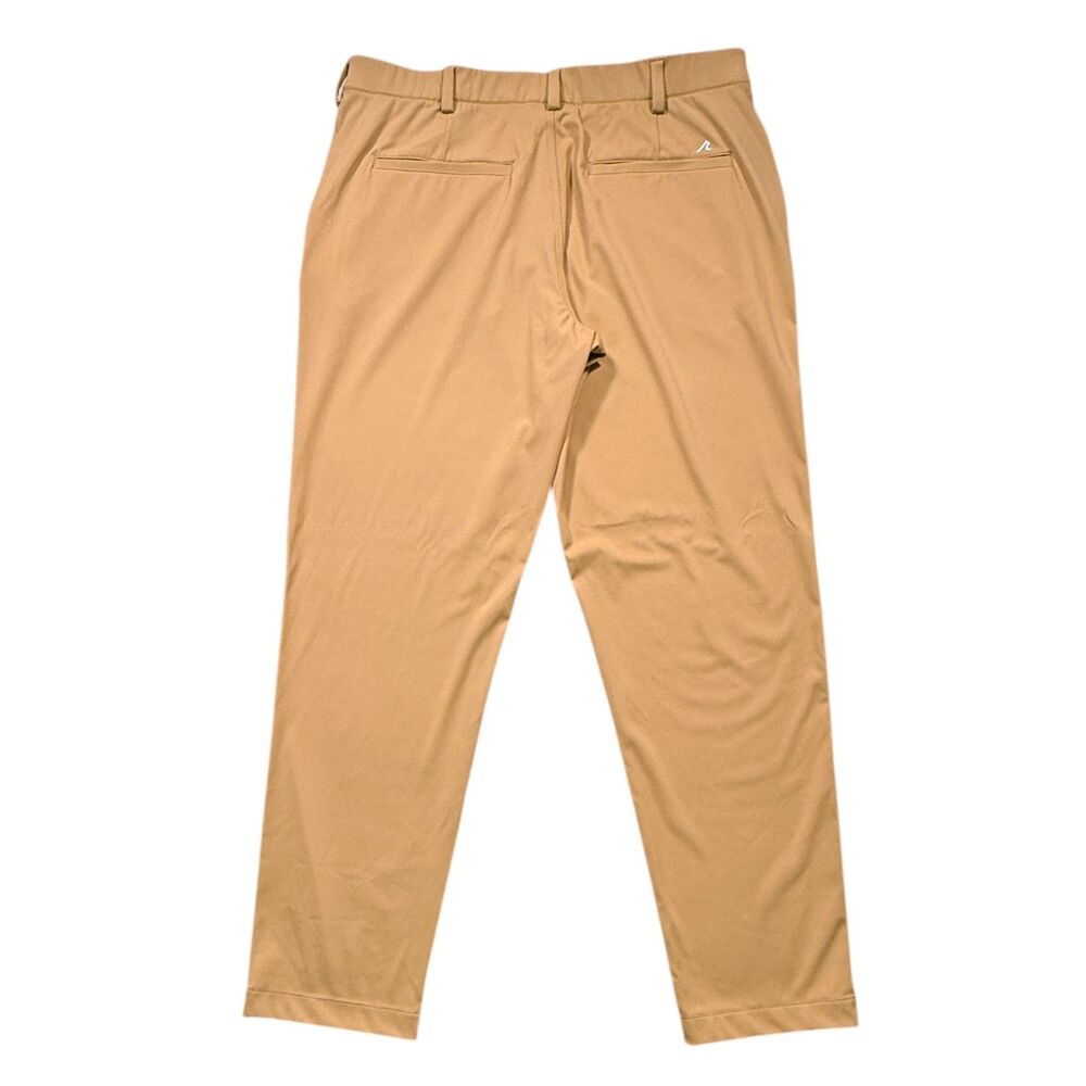 Redvanly Bradley Golf Pants Mens Large 30 Inseam Tan Pull On Stretch Performance - Picture 2 of 7